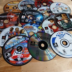 Lot of 14 Sony PS2/ps1 Loose Discs Sold AS IS PlayStation - Picture 1 of 3