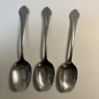 3   Oneida Silver Profile  LAKEWOOD  Stainless Steel Oval Serving Spoons