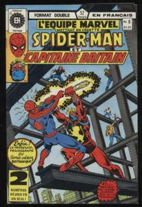 Marvel Team-Up #65 French Canadian Fine 6.0 CR/OW Pg 1st Captain Britain Foreign - Imagen 1 de 2