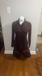 NYDJ Not Your Daughter’s Jeans NWT Velvet Shirt Dress. Size 4. NO BELT - Picture 1 of 13