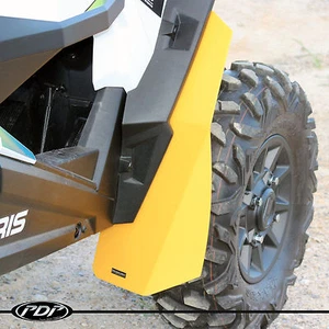Polaris RZR XP S-900, XP 1000 Turbo YELLOW Mud Guards by PDP_ MADE IN USA! - Picture 1 of 12