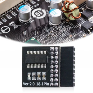 TPM 2.0 Module TPM 2.0 Encryption Security Module Remote Card (ASROCK LPC-18PIN) - Afbeelding 1 van 10