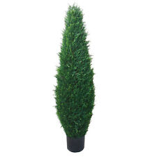 41 Inch Artificial Cyprus Tree Large Faux Potted Evergreen Plant For Indoor Or