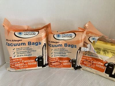 Kenmore Canister Vacuum Bags 5055, 50557, 50558  Lot Of 25 Bags! - Image 1 of 4