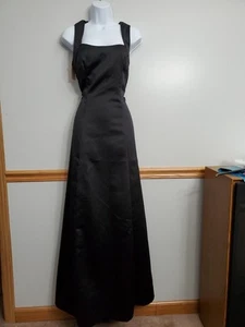 Schwarzes Ballkleid Brautjungfer langes Kleid - Bild 1 von 17