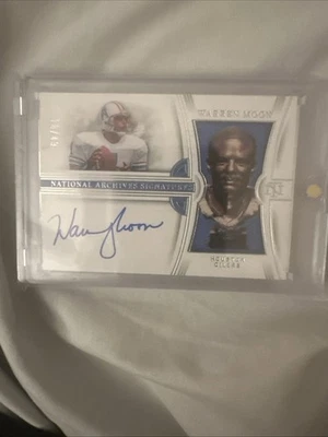 Tarjeta automática Warren Moon de los Archivos Nacionales/18/49 Foto 1 de 3