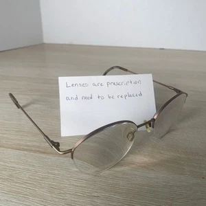 Silhouette M6315 /30 V6052 Titanium Matte Gold Eyeglasses Frames Only 50-19 135 - Picture 1 of 9