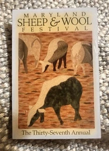 Maryland Sheep & Wool Festival Pin 37th Annual Vintage Pin Pinback Mint - Picture 1 of 1