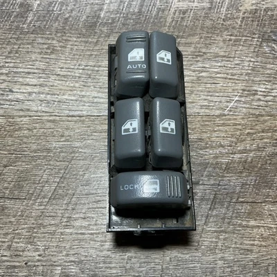 Interruptor de ventana eléctrica Yukon Tahoe Suburban Driver Master 1995-1999 gris OEM Foto 1 de 4