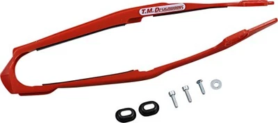 T.M. Designworks Dirt Cross Super Front Chain Slider - Red Motorcycle DCS-H15-RD - Image 1 of 3