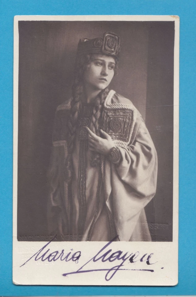 Theater: MARIA MAYEN  original signierte alte Postkarte- 20iger - Bild 1 von 1