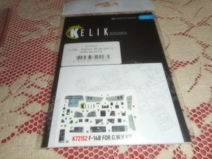 KELIK 72152, 1/72 F-14B INTERIOR 3D DECAL SET FOR GWH KIT - Picture 1 of 3
