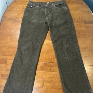 Pantalone Hugo Boss in velluto a coste uomo taglia 34x34 marrone - Foto 1 di 12