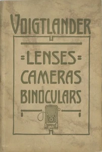 Voigtländer / CATALOGUE OF LENSES CAMERAS BINOCULARS AND OPERA GLASSES - Picture 1 of 2
