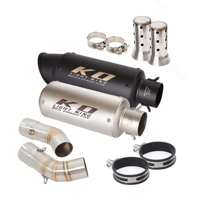 Silenciadores tubo medio conexión escape moto ducati 848 1098 1198 izquierda derecha Foto 1 de 4