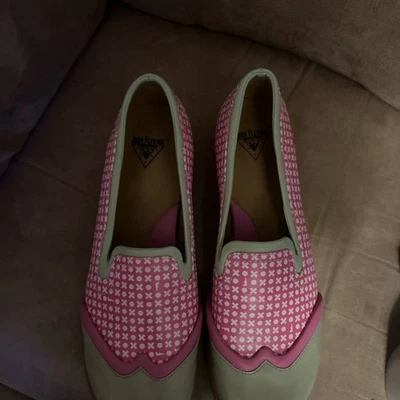 Pisos de cuero John Fluevog rosa talla 9 EE. UU. en cuero - 51340570 Foto 1 de 4