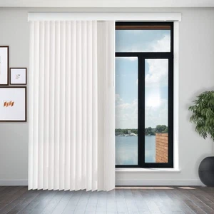 CHICOLOGY Vertical Blinds Door Blinds Shades Blackout Window Shade Vertical - Picture 1 of 9