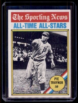 1976 Topps Pie Traynor Pittsburgh Pirates #343 2038 Foto 1 de 2