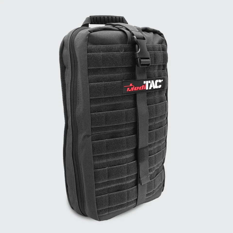 MediTac Large Hawk Type Tactical MOLLE Bag Feat. Rip-Away Hook Fastener Bag