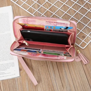 Women Wristlet Clutch Wallet Ladies Zipper Pockets Purse Bag Multiple Card Slots - Picture 1 of 31