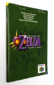 The Legend Of Zelda Majora's Mask N64 Nintendo 64 Instruction Booklet Manual - Bild 1 von 4