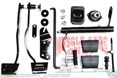 69 Camaro 69-72 Nova 396 427 4 Speed Stick Shift Clutch Linkage Brake Pedal Kit - Image 1 of 4