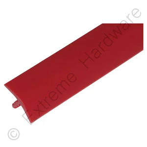 50 Fuß 3/4 Zoll 18 mm Rot T-Formteil Kunststoffkante Verkleidung für Arcade Maschinenschrank - Bild 1 von 2