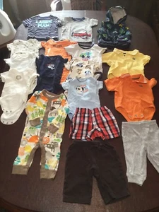 Boys 17 Piece Lot Spring/summer Size 6 Months - Picture 1 of 9
