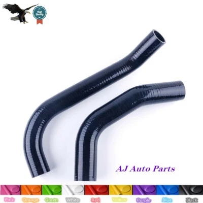 Black Fit 1965-1966 PONTIAC GTO/TEMPEST/LEMANS 5.3L Silicone Radiator Hose Kits Foto 1 de 4