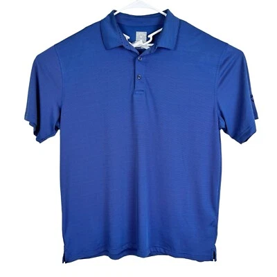 Callaway Polo Shirt Mens XL Blue Striped Opti Dri Short Sleeve Golf Shirt - Image 1 of 4