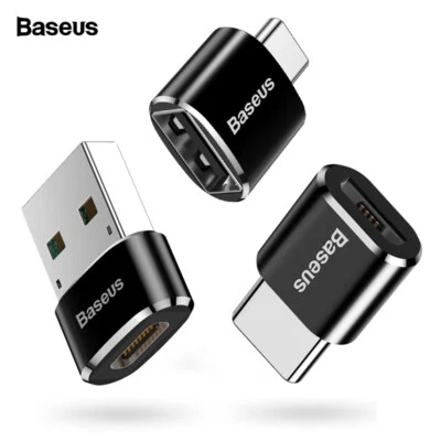 Baseus OTG Adapter USB C Male to Micro USB Female Type C Converter - Image 1 of 4