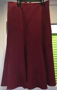C.O.C. Clothing Obsessed Company Damengröße Small rot ausgestellter Rock 29,5" lang - Bild 1 von 5