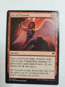 MTG Magic The Gathering Card Act of Treason Sorcery Red Magic Origins 2015 - Picture 1 of 2