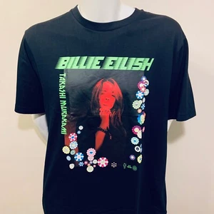 Uniqlo Billie Eilish x Takashi Murakami Women's T-Shirt XL Black NEW - Picture 1 of 7