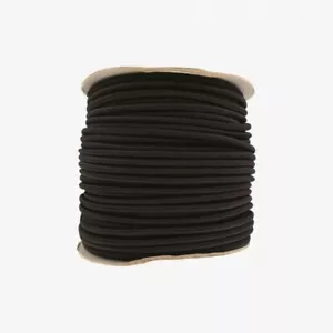 Estilo Ejército negro 8mm Bungee Shock Cord Elástico fuera del rollo para Basha & Camping - Imagen 1 de 1