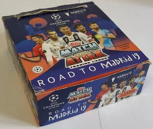 Match Attax Champions League 2018-2019 Road Madrid Box 30 Packs - Picture 1 of 2