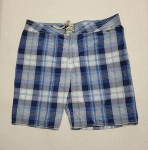 Pantalones cortos de baño Polo Ralph Lauren para hombre 36x9" a cuadros azules baúles - Imagen 1 de 12