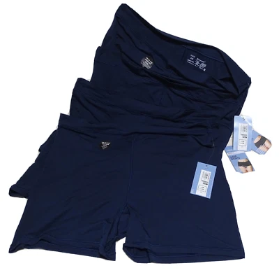 M&S Womens Sleep Shorts size 26 Flexifit Navy  4 pack - Image 1 of 2