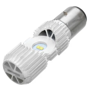 Lampe Birne kalt weiss LED BA20D 9V 12V AC DC 25W 35W Simson Zündapp DKW IFA - Bild 1 von 6