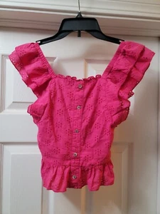 Guess Los Angeles Pink Tank Top New Without Tags Size 14 - Picture 1 of 4