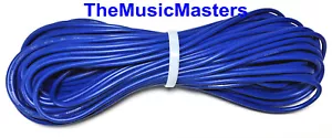 18 Gauge 50' ft Blue Auto PRIMARY WIRE 12V Auto Wiring Car Power Remote Cable - Picture 1 of 5
