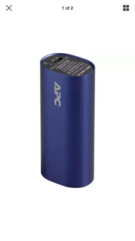 APC 3000mAh Mobile Power Pack (Blue) NIB - Image 1 of 2