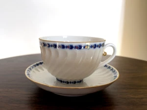 Lomonosov Imperial Porcelain Cobalt Frieze tea cup and saucer, IFZ, LFZ, ЛФЗ - Picture 1 of 9
