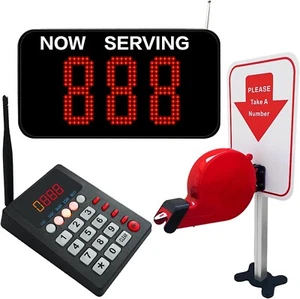 Take a Number System Waiting Number System with Ticket Dispenser 3 Digit Number - Zdjęcie 1 z 6
