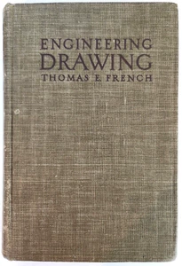 Technische Zeichnung Thomas E Französisch Vintage 1941 Buch - Bild 1 von 13