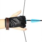 Double Layers Archery Finger Protector Leather Recurve Bow Fingers Tab