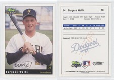 1991 Classic Best Yakima Bears Burgess Watts #14
