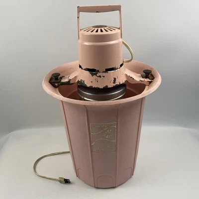 Винтажная электрическая мороженица Sears Coldspot розовый редкий проверенный мотор - Изображение 1 из 4