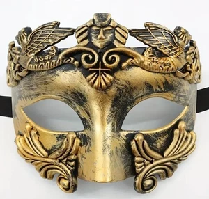 Halloween  Fasching Party Maskenball Maske gold - Bild 1 von 1