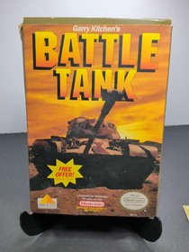 1990 Nintendo GARRY KITCHEN'S BATTLE TANK, NES-9B-USA, Absolute, w/ Box & Manual
